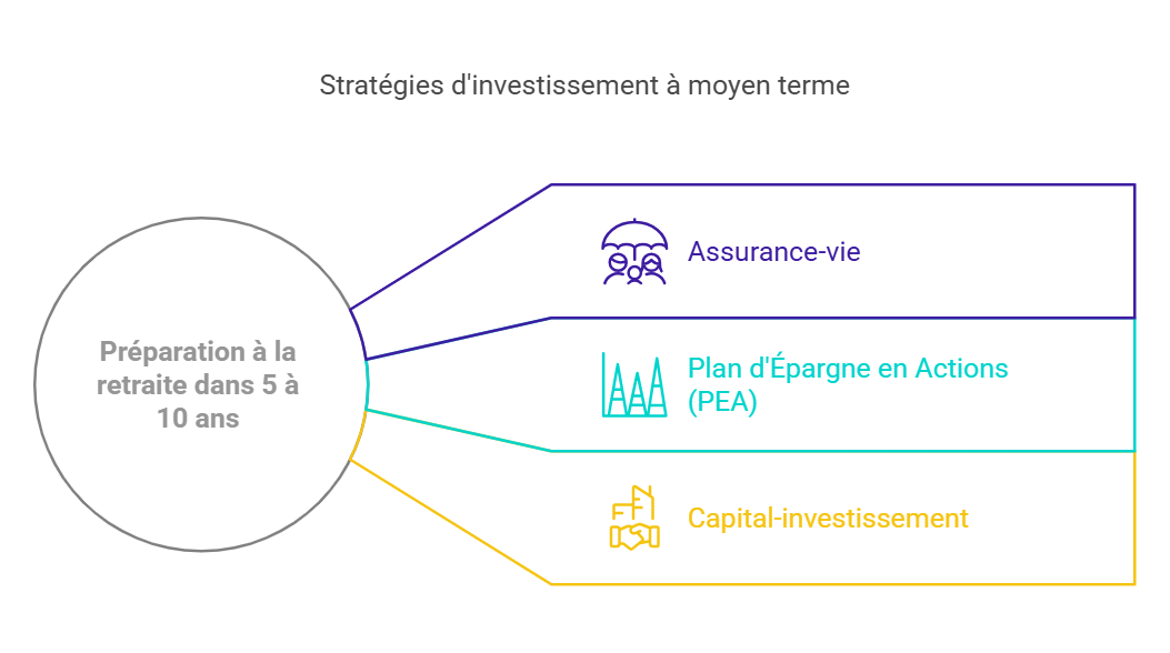 investissement moyen terme préparation retraite